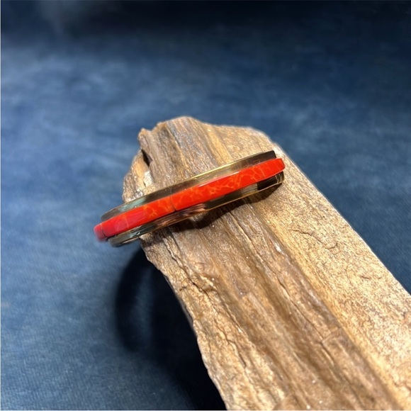 Colorful Inlay Bangle Bracelet - Picture 5 of 9